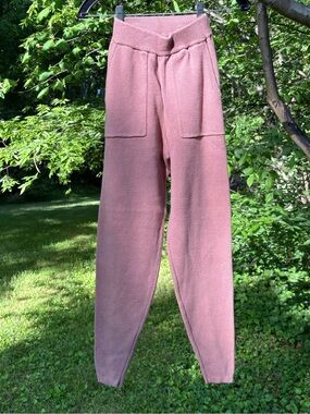 Sincerely Jules Cozy Brown/Nude Knit Pants